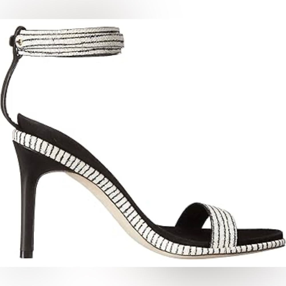 COLE HAAN Cyro Dress Sandals with Ankle Strap Leather - High Heels. Size 8 B